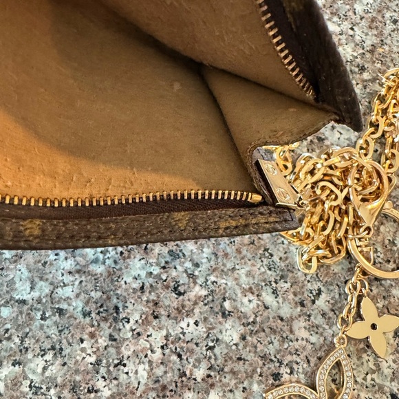 Louis Vuitton Monogram Poche Toilette Cosmetics Pouch Purse/converted 71/2 x4 - Picture 11 of 17